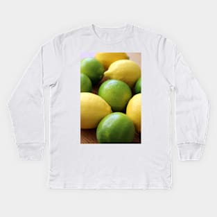 Lemons and Limes Kids Long Sleeve T-Shirt